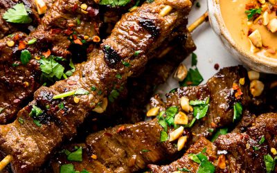 Grilled Beef Satay by Nicky Corbishley